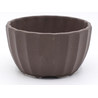 bonsai pot yokn025b yokkaichi round unglazed  aereal view