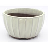 bonsai pot yokn027a white round Yokkaichi aereal view
