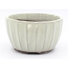 maceta bonsái yokn027a circular blanca Yokkaichi vista frontal