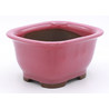 bonsai pot YOKN028 Yokkaichi pink lateral view