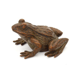 Japanese copper-bronze tenpai 86 frog