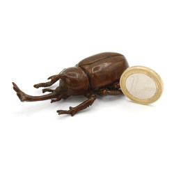 Japanese copper-bronze tenpai 89 beetle view 2