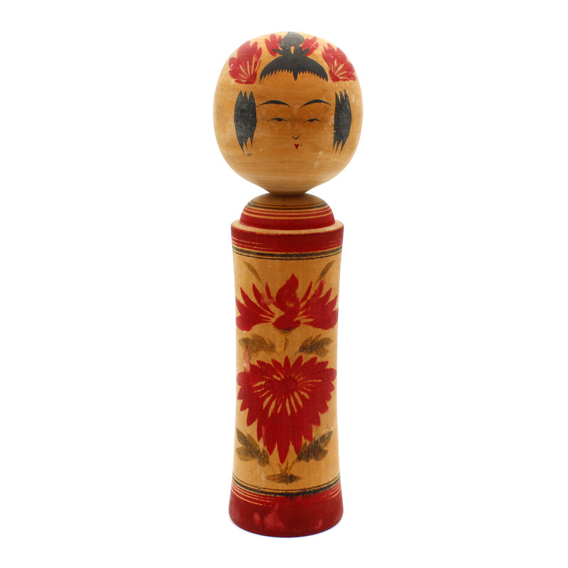 Old kokeshi Japanese doll 22