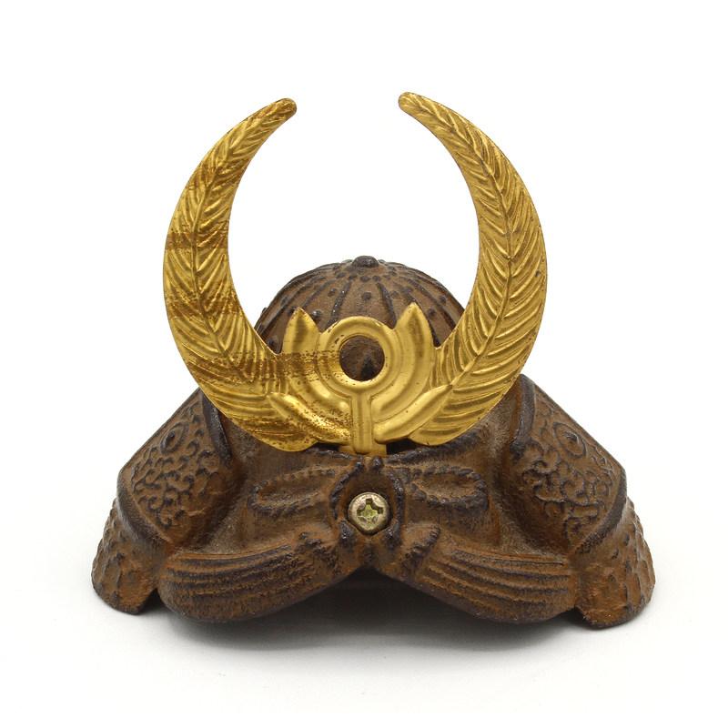 Old Japanese figure C4 samurai helmet