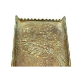 Bandeja escritura japonesa bronce BAN6 Masashi Natorigawa vista 3
