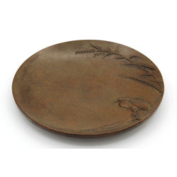 Japanese copper-bronze tray BAN6