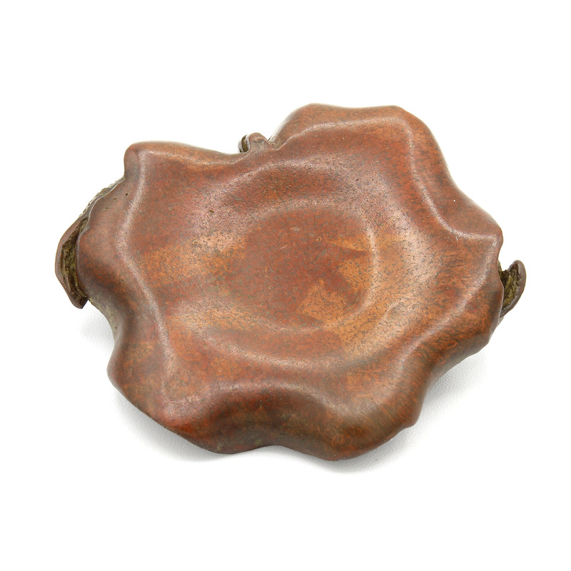 Japanese copper-bronze tenpai 9 fish pond
