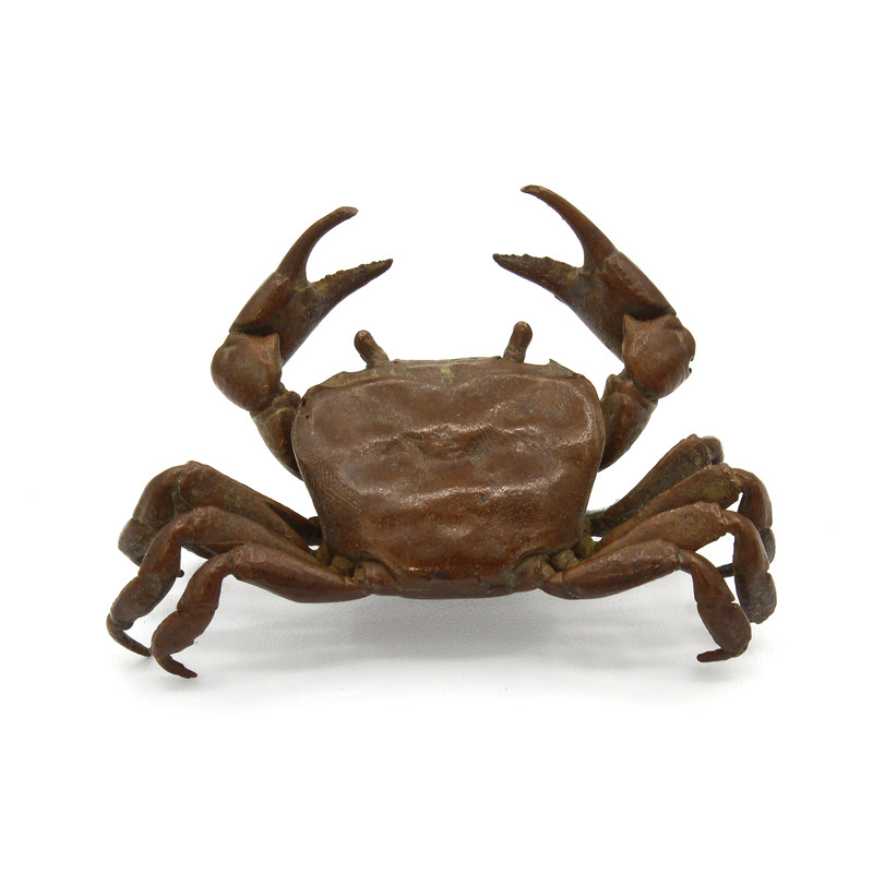 Japanese copper-bronze tenpai 96 crab
