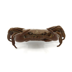 Japanese copper-bronze tenpai 96 crab view 3