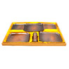 Set 5 copper Japanese food trays JC13