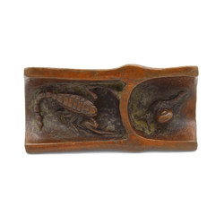 Japanese copper-bronze tenpai 97 cicada view 3