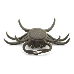 Japanese antique bronze tenpai 99 crab view 4