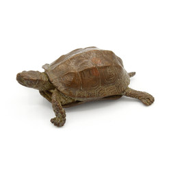 Japanese copper-bronze tenpai 101 turtle