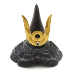 Old Japanese figure C7 samurai helmet