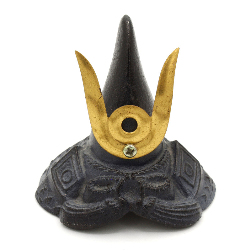 Old Japanese figure C7 samurai helmet