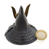 Figura antigua japonesa C7 casco samurai vista 2