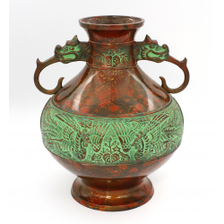 Japanese vintage bronze vase JAR9