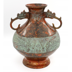 Japanese vintage bronze vase JAR10