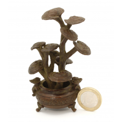 Japanese copper-bronze tenpai 110 shitake mushroom view 2