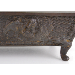 Antique Japanese bronze censer INC16 view 3