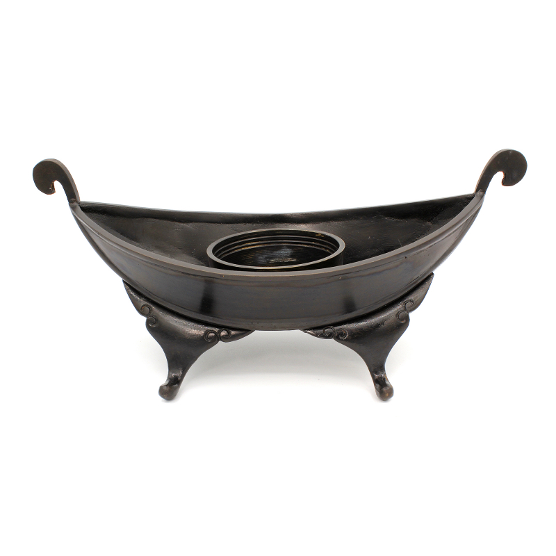 Incensario-recipiente ikebana de bronce INC18