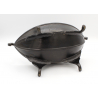 Bronze censer-ikebana vase INC18 view 3