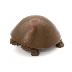 Japanese copper-bronze tenpai 108 turtle