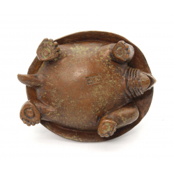 Tenpai japonés cobre-bronce 108B tortuga vista 3