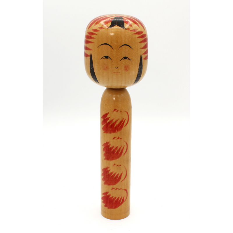 Muñeca japonesa antigua kokeshi 42