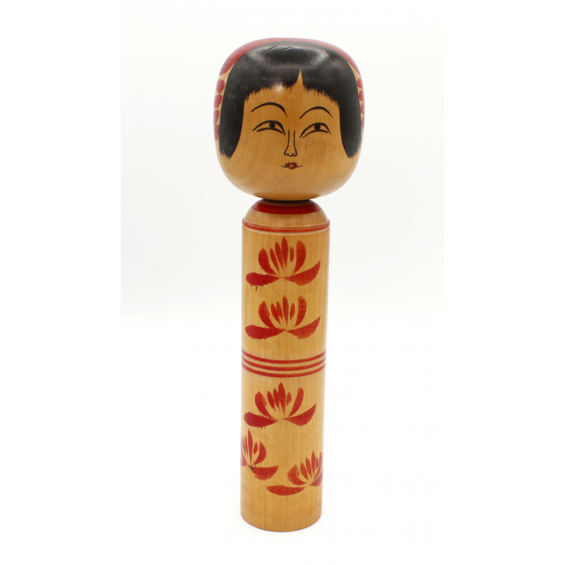 Muñeca japonesa antigua kokeshi 43