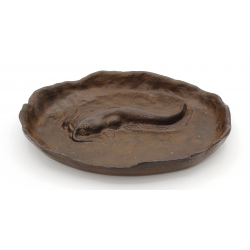 Antique Japanese bronze tray BAN10