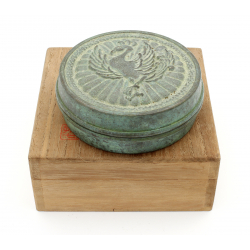 Tintero antiguo japonés de bronce TN1