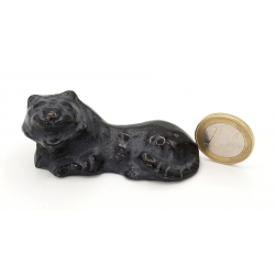 Japanese bronze tenpai-figure 113 Chinese zodiac tiger view 2