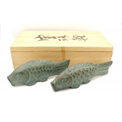 Japanese boxed figures FIG13 koi carps