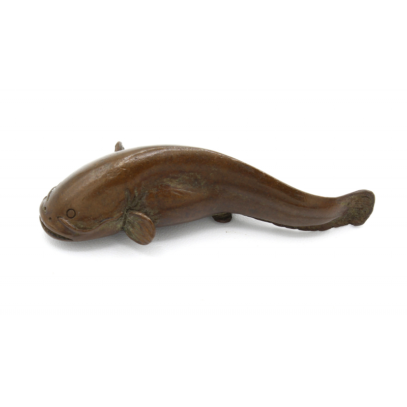 Japanese copper-bronze tenpai 118 catfish