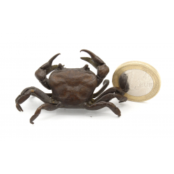 Japanese copper-bronze tenpai 120 crab view 2