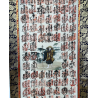 Kakemono pintura antigua japonesa 44 monk and stamps view 2
