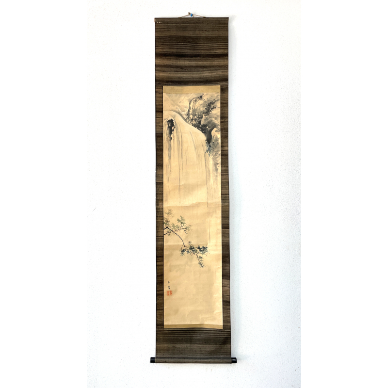 Kakemono pintura antigua japonesa 37 paisaje Kakemono pintura antigua japonesa 37 paisaje