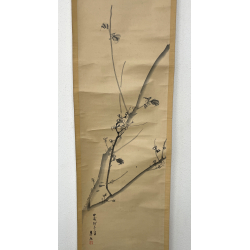Kakemono old Japanese painting 52 branches view 2