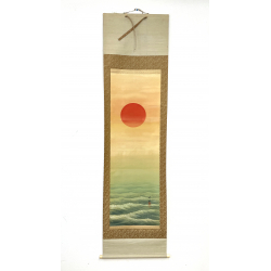 Kakemono old Japanese painting 63 rising sun