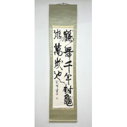 Kakemono old Japanese painting 67 calligraphy