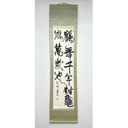 Kakemono pintura antigua japonesa 67 caligrafía