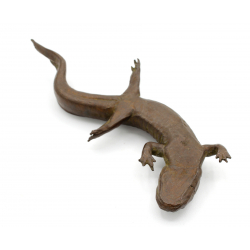 Japanese copper-bronze tenpai 128 salamander view 3