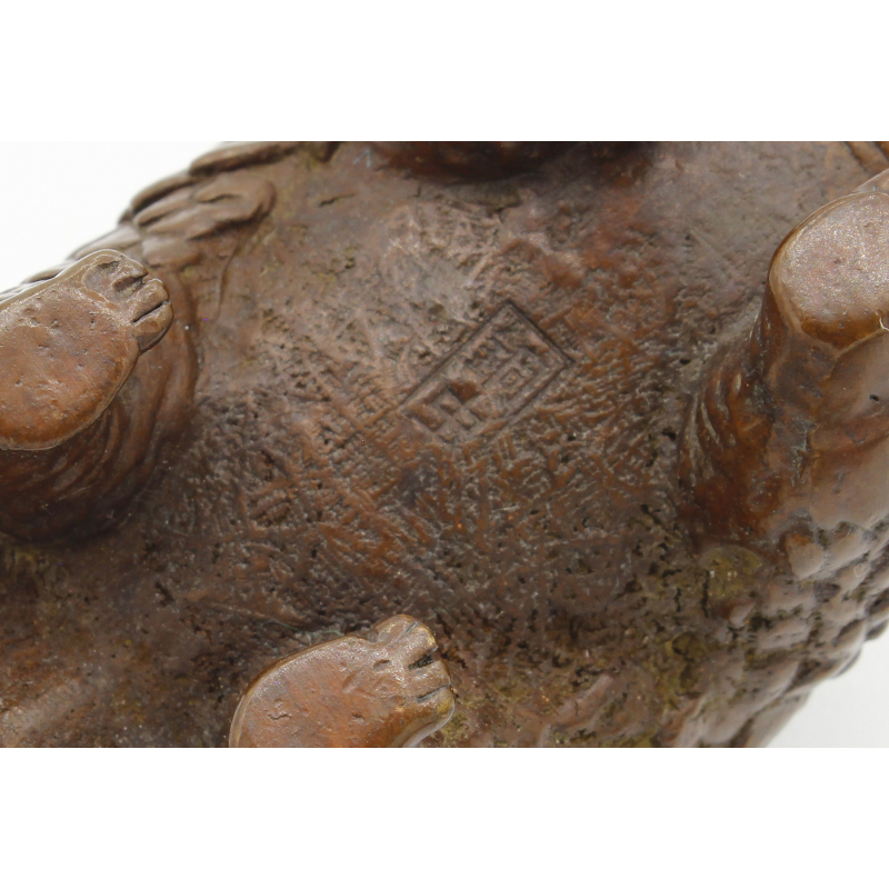 Japanese copper-bronze tenpai 139 pangolin