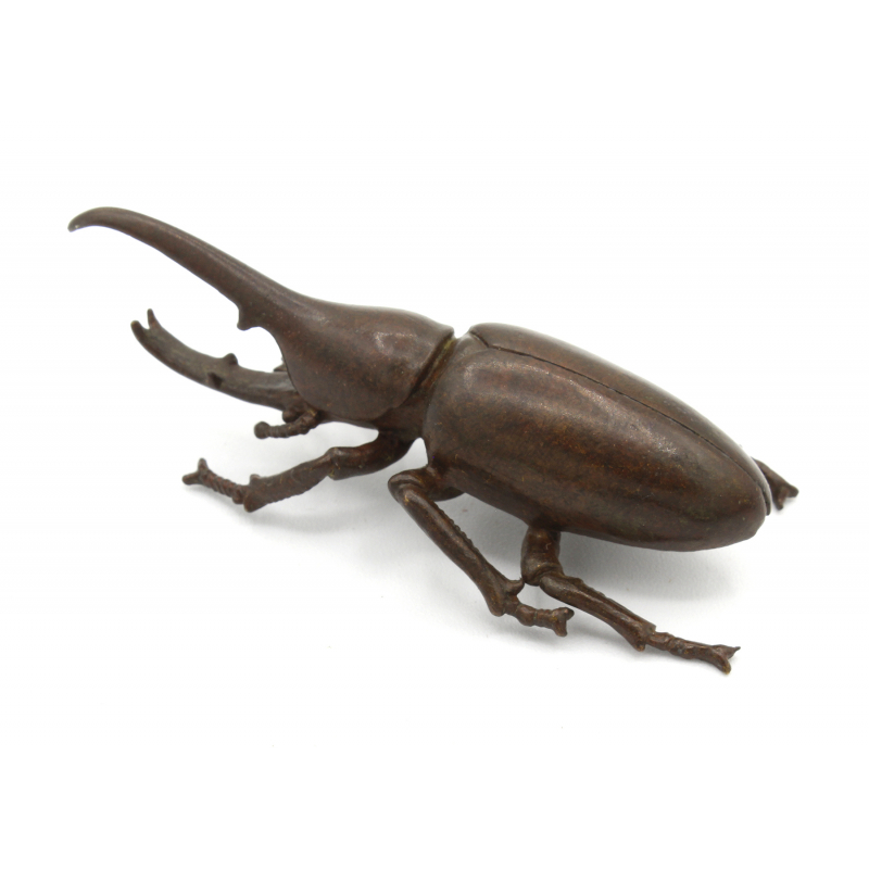 Japanese copper-bronze tenpai 141 rhino-beetle