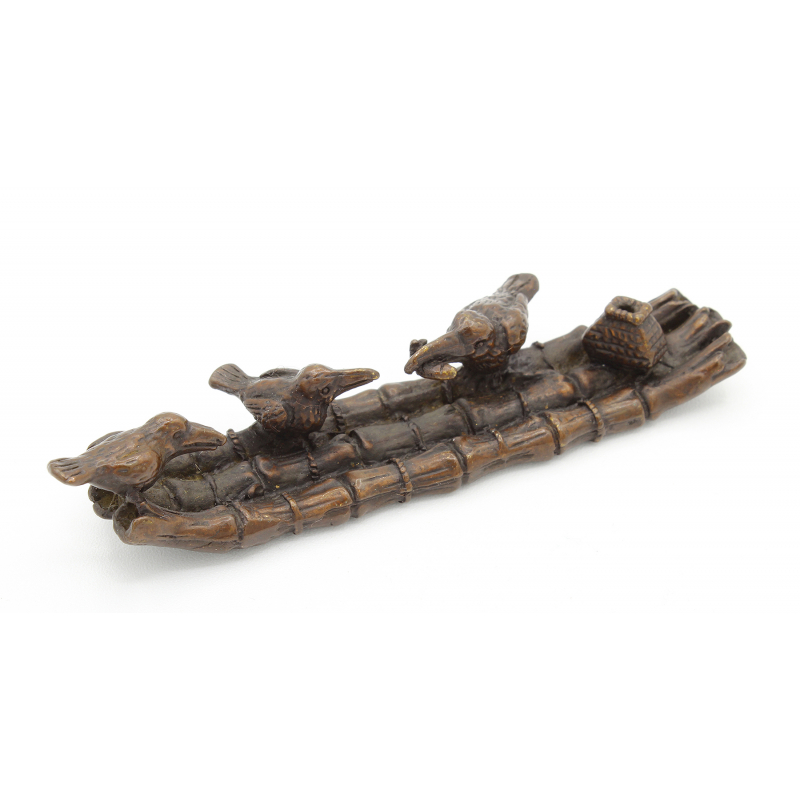 Japanese copper-bronze tenpai 152 raft-birds