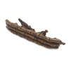 Japanese copper-bronze tenpai 152 raft-birds view 3