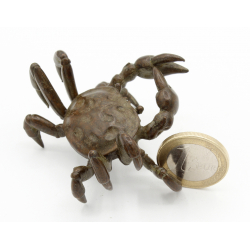 Japanese copper-bronze tenpai 153 crab view 2