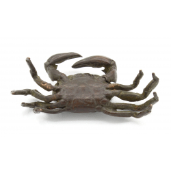 Japanese copper-bronze tenpai 156 crab view 3