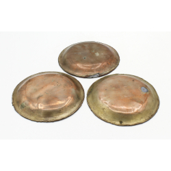 Set of 2 Japanese bonze-copper plates PL2 view 3